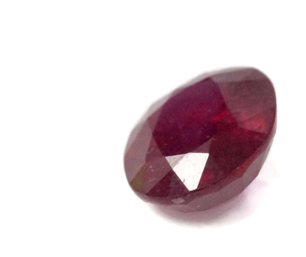 Natural Ruby DIY Jewelry Ruby Gemstone Ruby Loose Stone July Birthstone Ruby Natural Ruby Gemstone Faceted Genuine Ruby 4.67ct 11 x 9mm-Ruby-Planet Gemstones