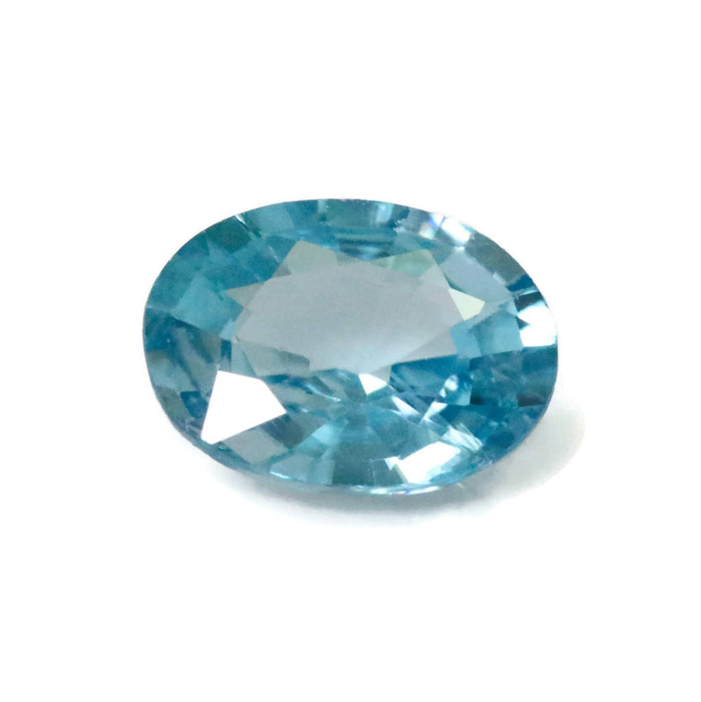 Blue Zircon 10x7mm-Planet Gemstones