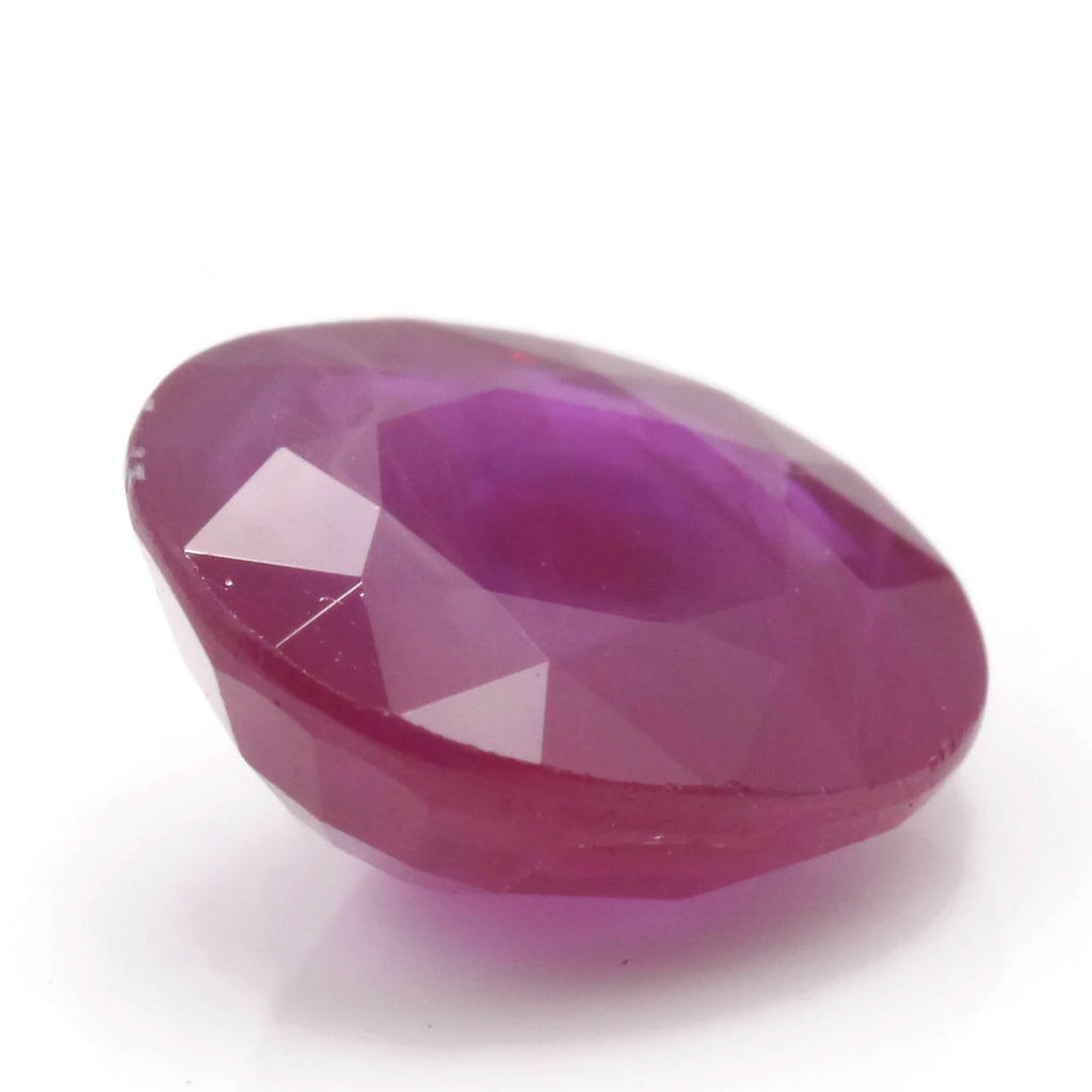 Ruby Loose Gemstone Faceted Oval DIY Jewelry Ruby Loose Gemstone July Birthstone Ruby Gemstone Ruby 8.5X7.5MM 2.24 ct-Ruby-Planet Gemstones