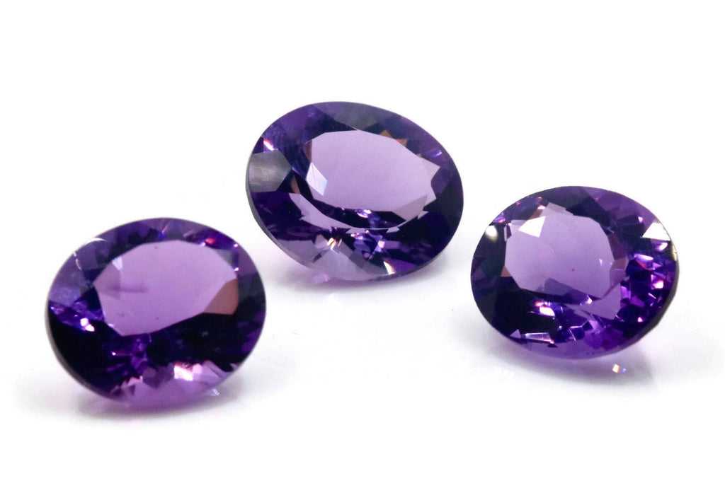 Amethyst Oval 12x10mm-Planet Gemstones