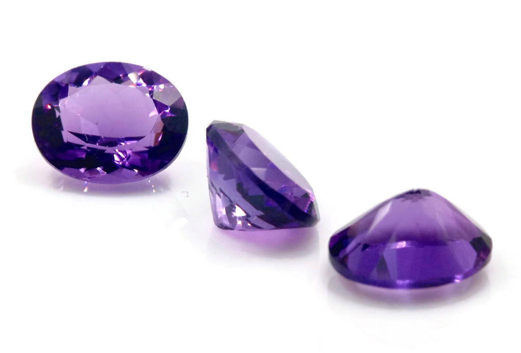 Amethyst Oval 12x10mm-Planet Gemstones