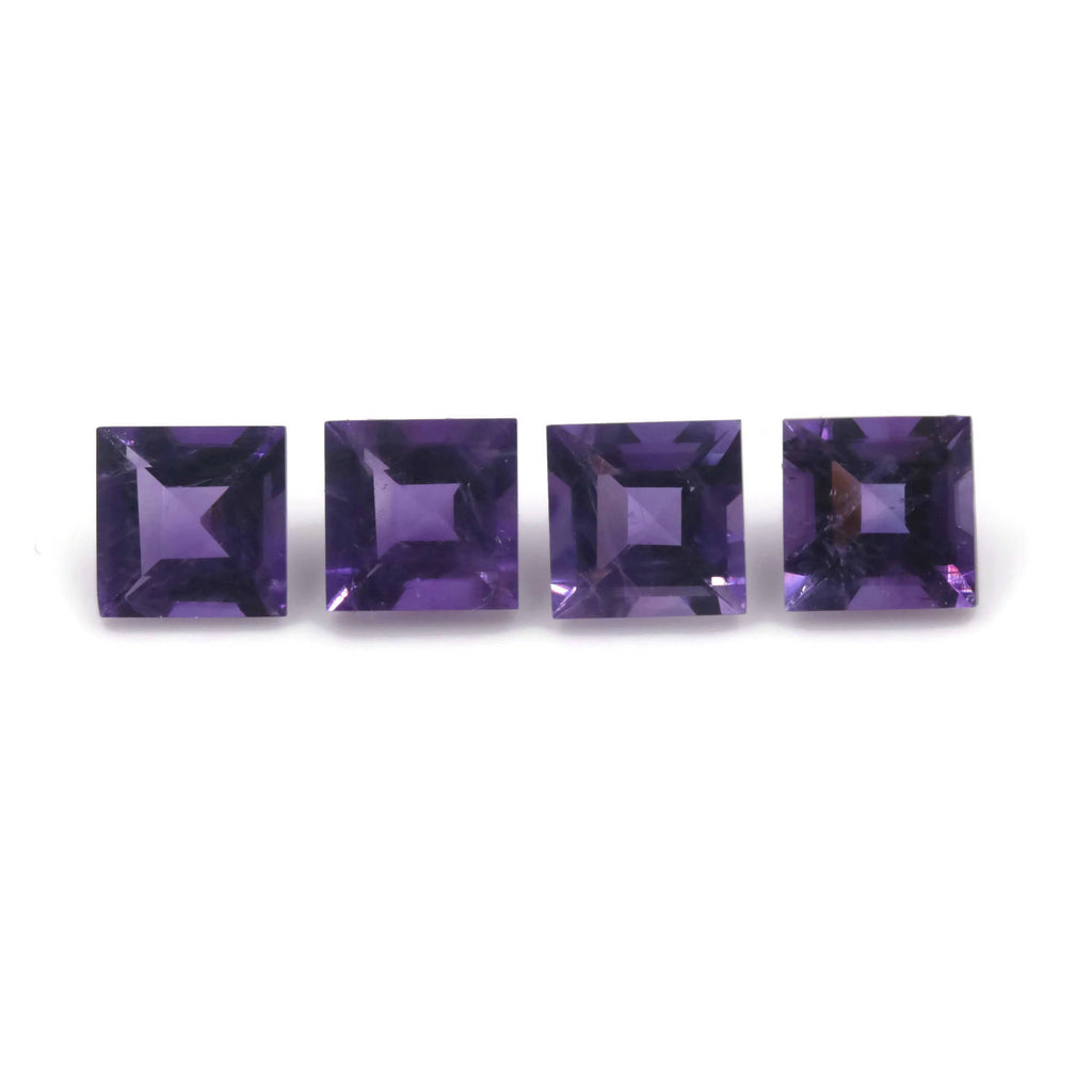 Natural amethyst gemstone faceted amethyst loose stone genuine amethyst stone amethyst loose stone february birthstone 0.98ct 6mm-Planet Gemstones