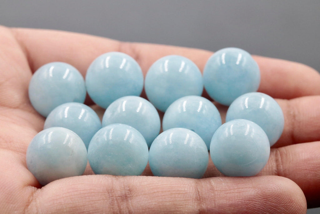 Natural Aquamarine loose beads-Aquamarine-Planet Gemstones