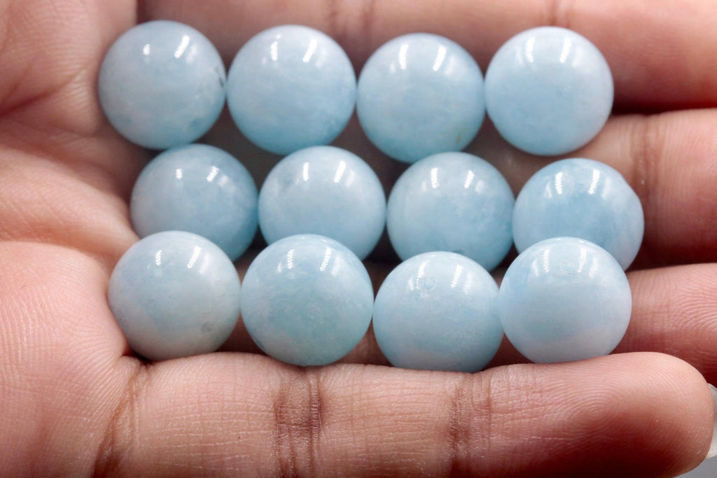 Natural Aquamarine loose beads-Aquamarine-Planet Gemstones