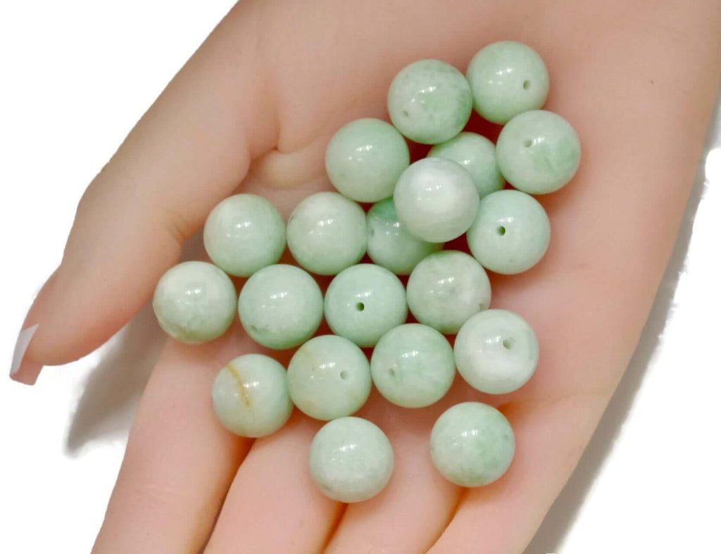 AMAZONITE Amazonite beads DIY Jewelry Amazonite Necklace Green Amazonite Natural amazionite 13mm round DIY Jewelry Supplies-Planet Gemstones