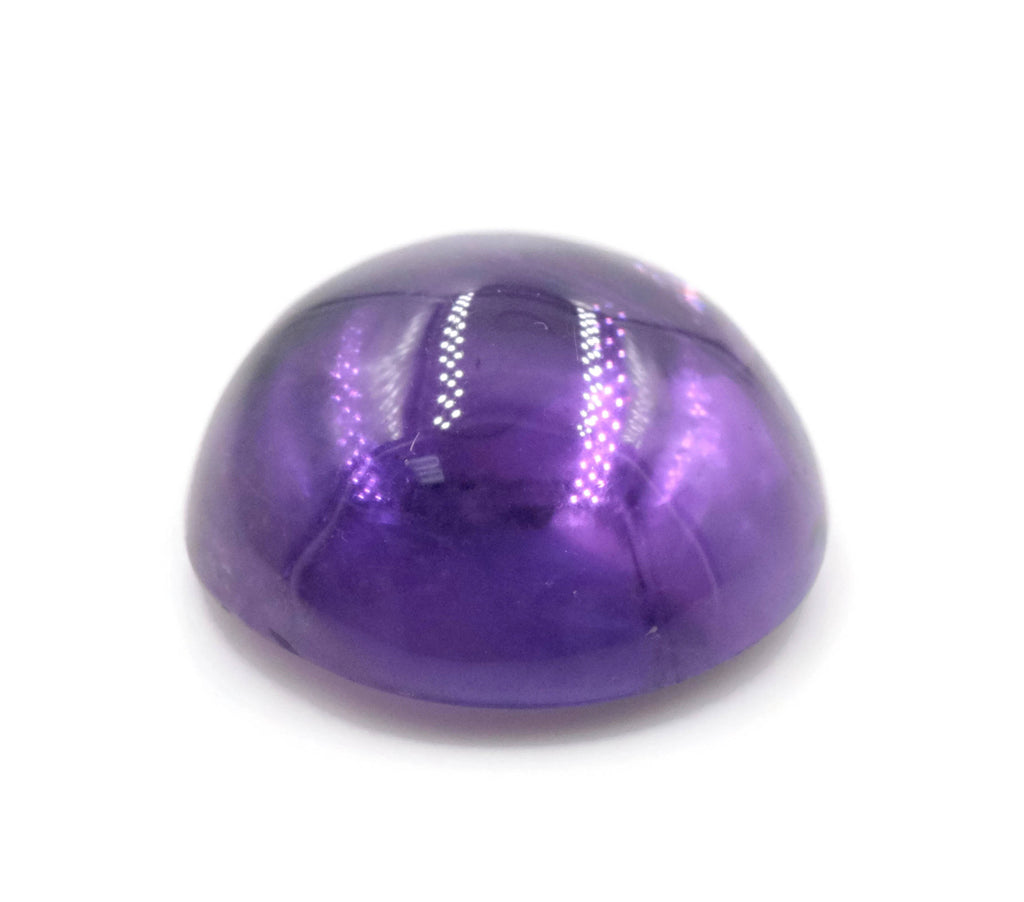 Natural amethyst gemstone amethyst cabochon loose stone genuine amethyst stone loose amethyst amethyst loose stone february birthstone-Planet Gemstones