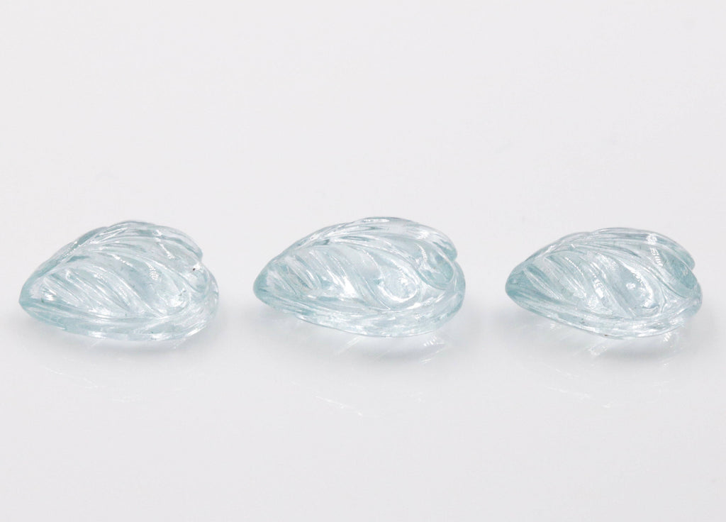 Aquamarine Carved Cabochon-Aquamarine-Planet Gemstones