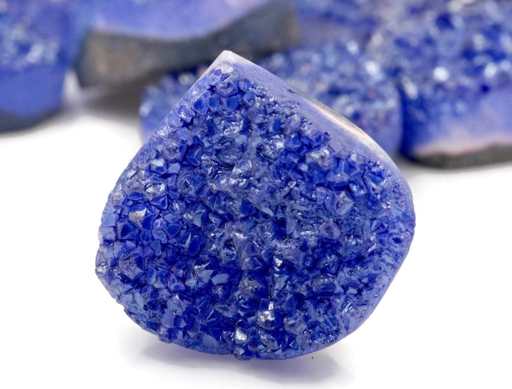 Violet Blue Druzy 22mm-Planet Gemstones