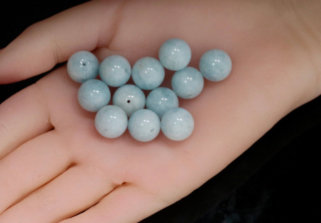 Natural Aquamarine loose beads-Aquamarine-Planet Gemstones
