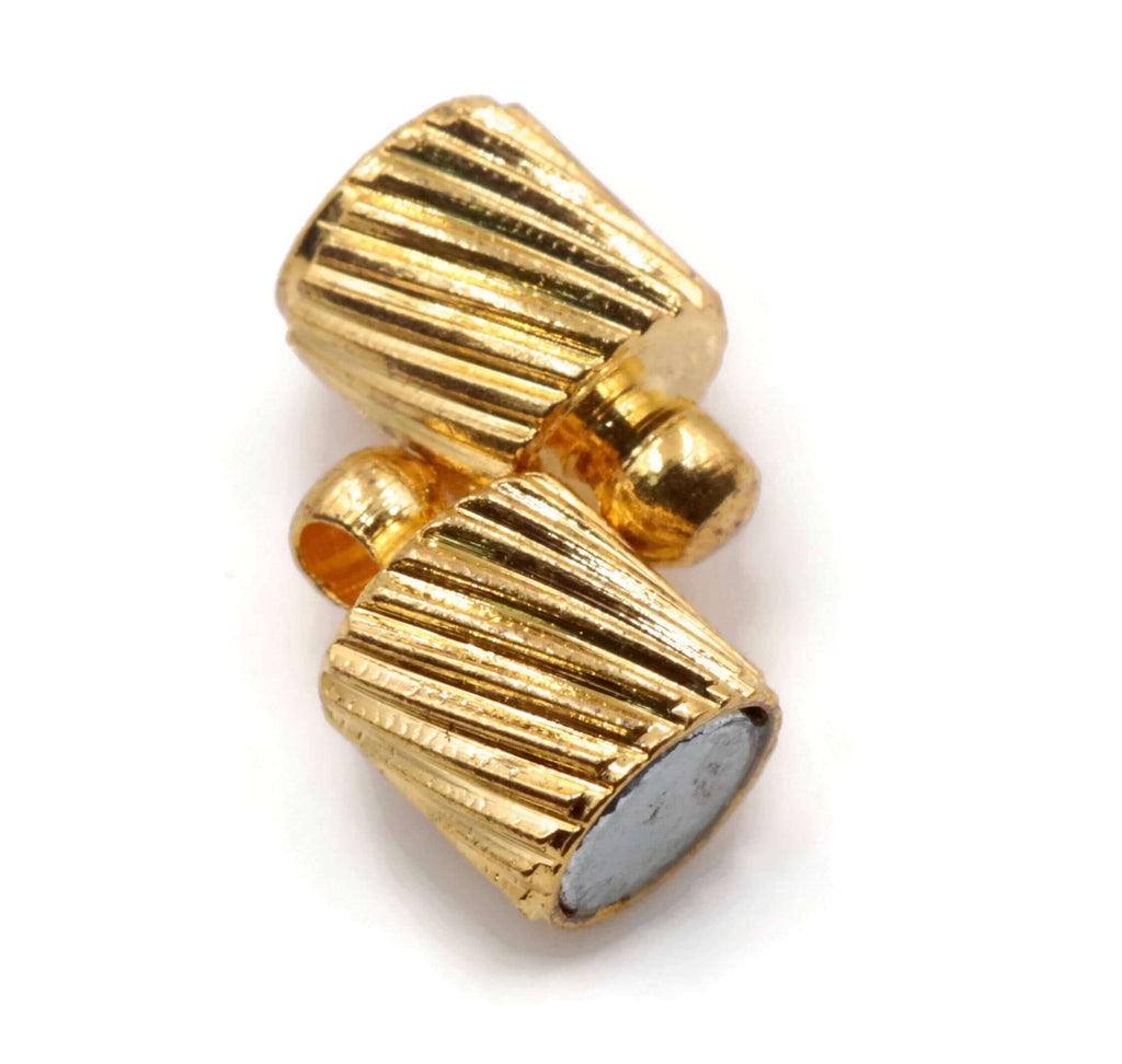 Gold filled magnetic clasp findings-Planet Gemstones