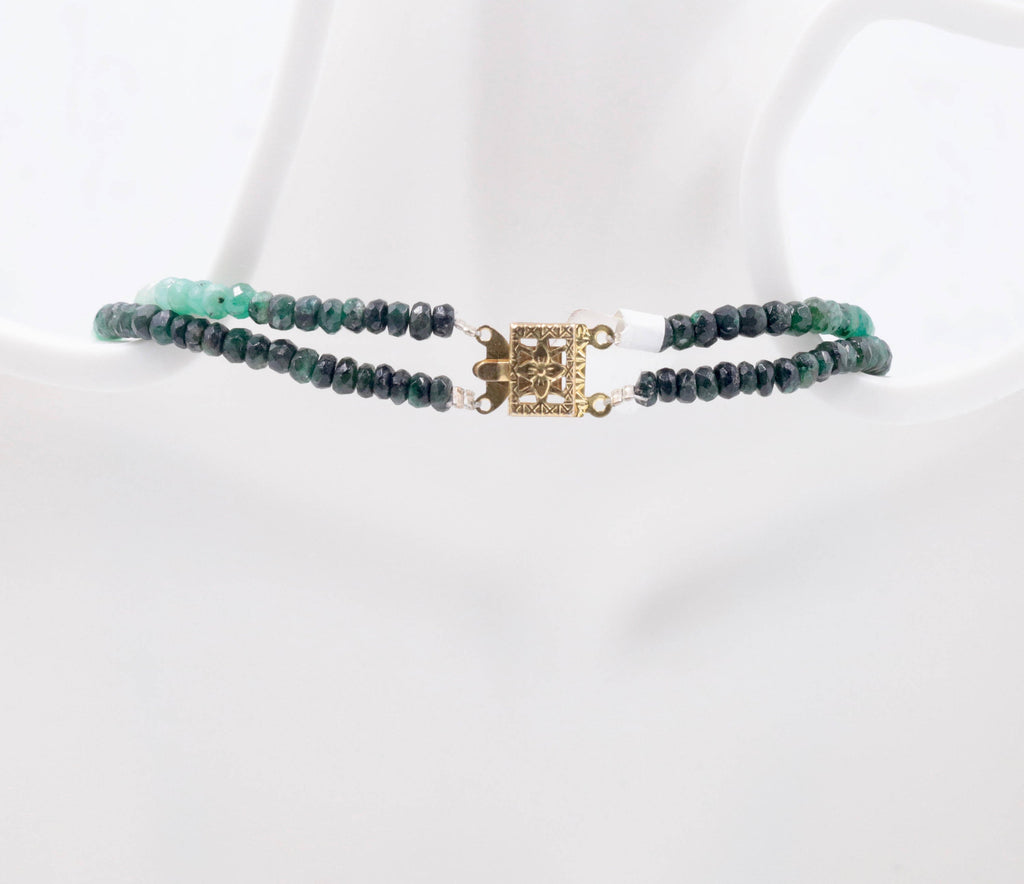 Natural Emerald Necklace Green Emerald Necklace Emerald Beads Green Gemstone beads Emerald stone beads emerald gemstone beads 2 -3mm-Emerald-Planet Gemstones