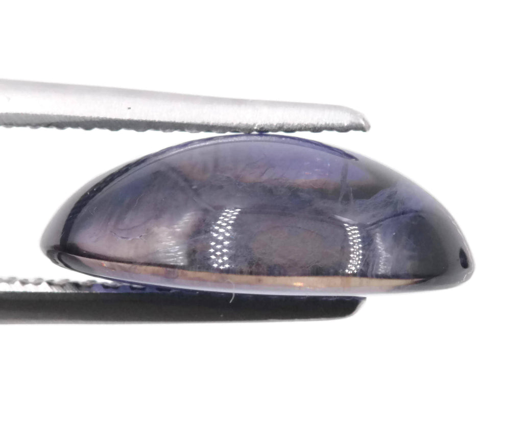 Natural Iolite Gemstone Cabochon Iolite Stone Iolite Loose Round Iolite Vettrigemsusa Oval Cabochon IOLITE lot 5, 8x6mm, 1.10ct-Planet Gemstones