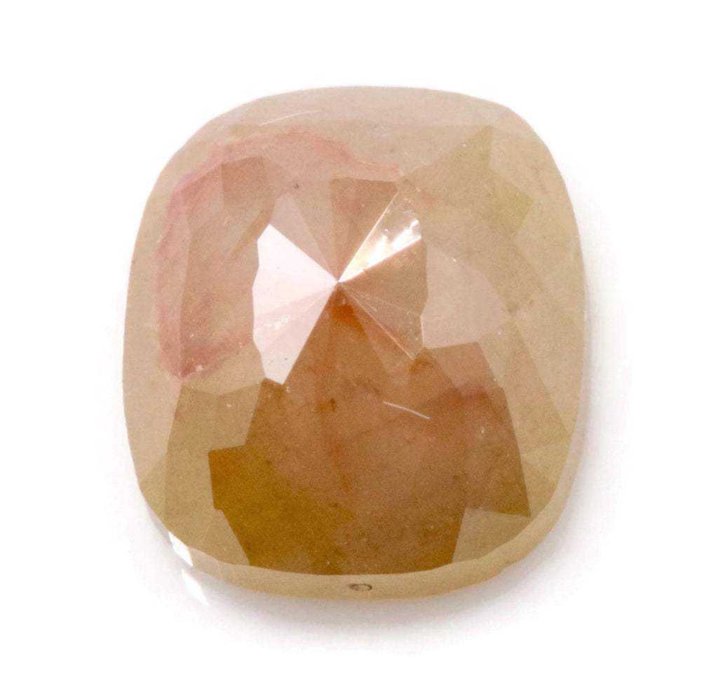 Natural Diamond Diamond Rose Cut April Birthstone champagne Diamond Cabochon faceted Diamond Rose Cut 7x6mm, 1.80ct, 1.23ct,0.82ct,-Planet Gemstones