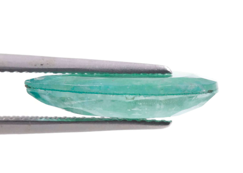 Emeral Dublet Natural Emerald May Birthstone Zambian Emerald Pear Emerald Gemstone Diy Jewelry Supplies 5.53ct 17x11mm Emerald Green-Emerald-Planet Gemstones