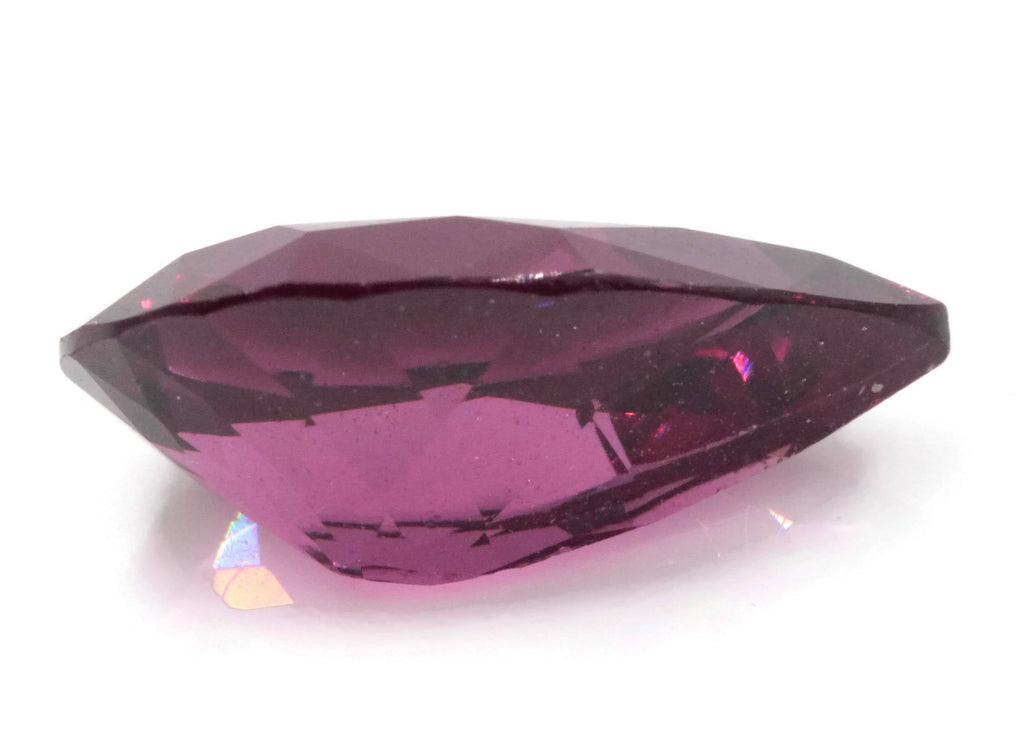 Purple Garnet Natural Garnet January Birthstone Rhodolite Garnet gemstone Mozambique Garnet Faceted Pear 14x9mm 4.39ct-Planet Gemstones