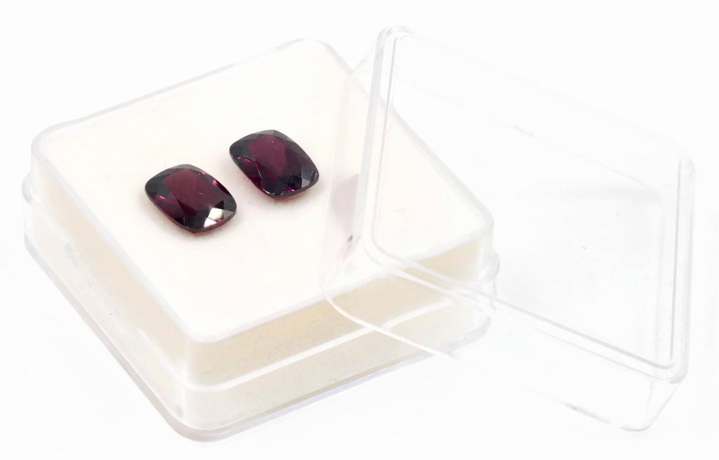 Purple Garnet Natural Garnet January Birthstone Rhodolite Garnet gemstone Mozambique Garnet Faceted Cushion 9x7mm 5.4ct-Planet Gemstones