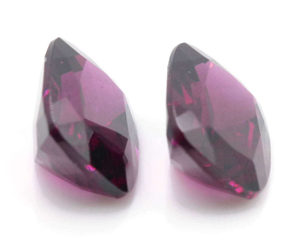Purple Garnet Natural Garnet January Birthstone Rhodolite Garnet gemstone Mozambique Garnet Faceted Cushion 9x7mm 5.4ct-Planet Gemstones