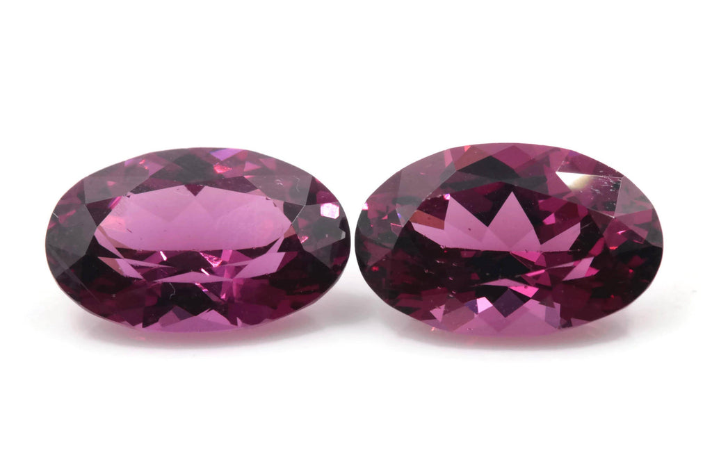 Purple Garnet Natural Garnet January Birthstone Rhodolite Garnet gemstone Mozambique Garnet Faceted Oval 11x7mm 6.99ct-Planet Gemstones