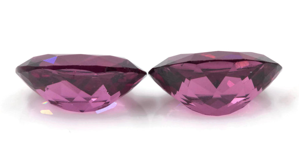 Purple Garnet Natural Garnet January Birthstone Rhodolite Garnet gemstone Mozambique Garnet Faceted Oval 11x7mm 6.99ct-Planet Gemstones