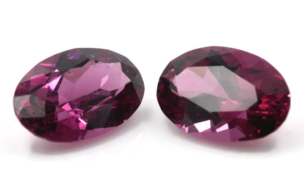 Purple Garnet Natural Garnet January Birthstone Rhodolite Garnet gemstone Mozambique Garnet Faceted Oval 11x7mm 6.99ct-Planet Gemstones