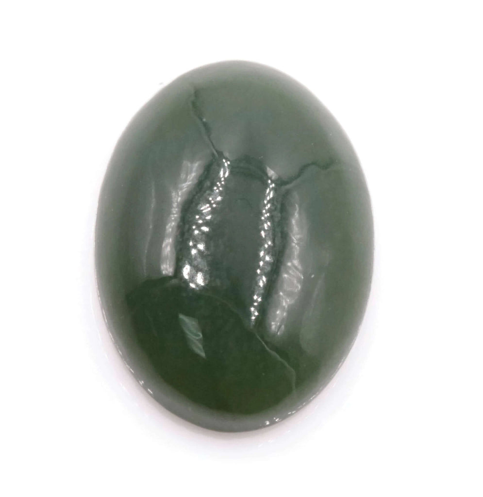 Nephrite Oval 10x14mm-Planet Gemstones