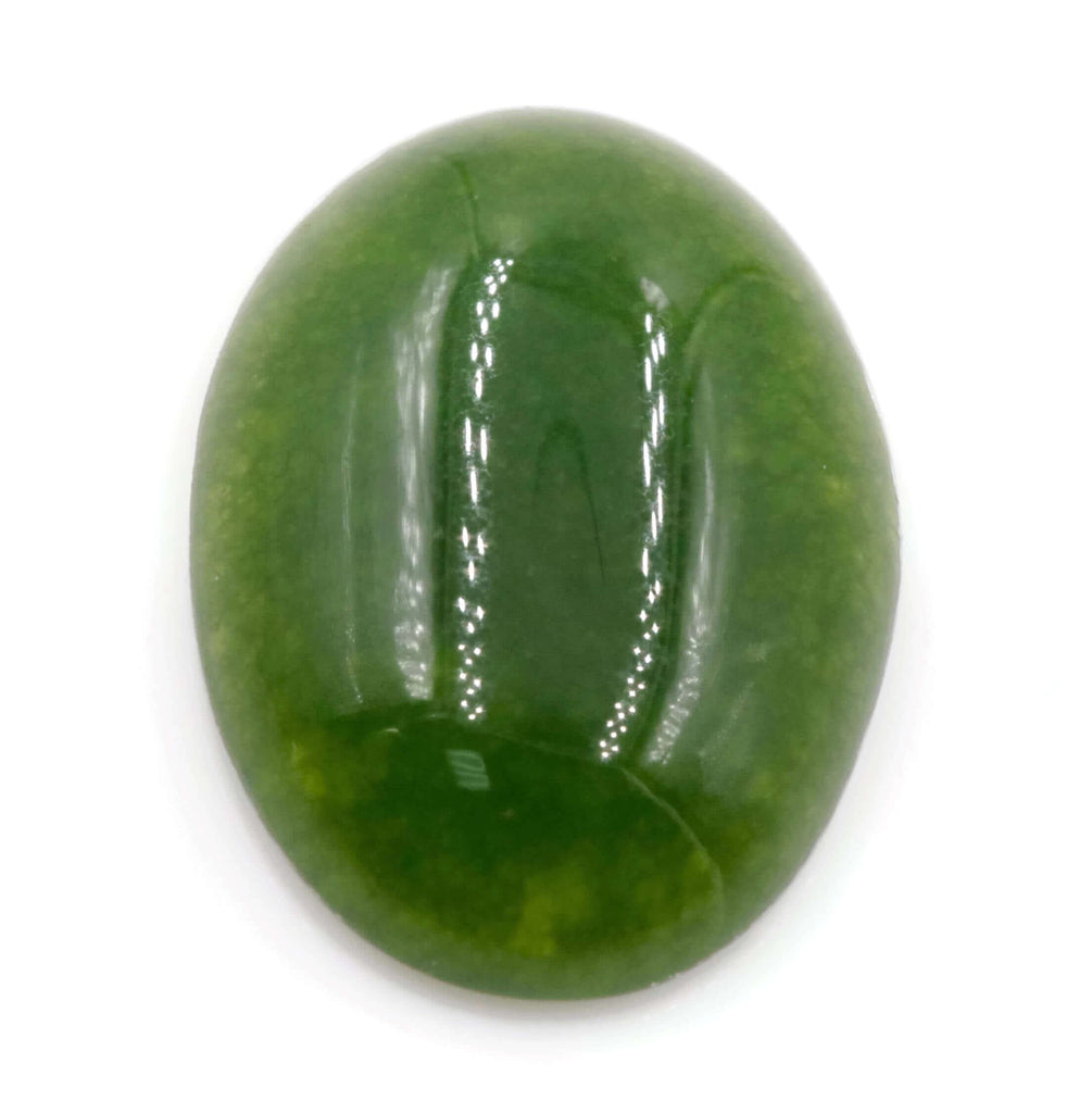 Green Jade Nephrite Jade Natural Quartzite gemstone quartzite stone loose quartzite stone Green Quartzite, Green Nephrite DIY Jade 15x11mm SKU:108994-Planet Gemstones