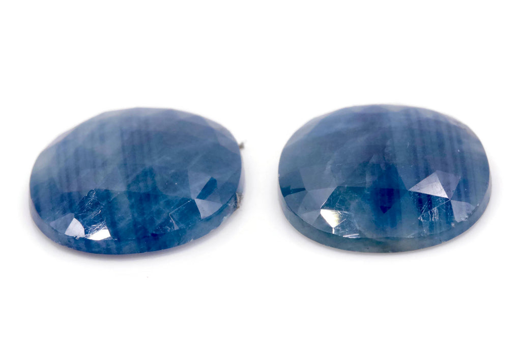 Sapphire Blue sapphire Natural Sapphire September birthstone diy jewelry supplies sapphire gemstone DIY Jewelry 36.84ct 22mm-Planet Gemstones