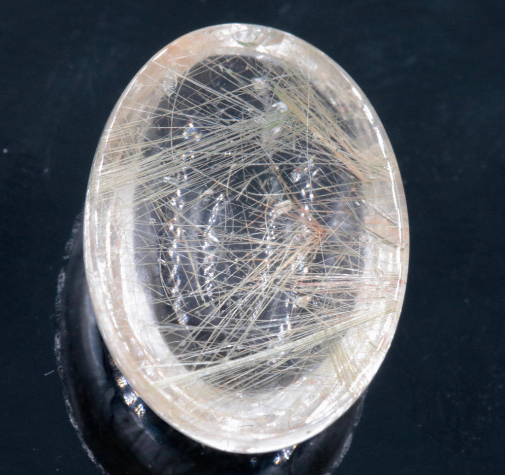 Rutile Quartz Oval 18x13mm-Planet Gemstones