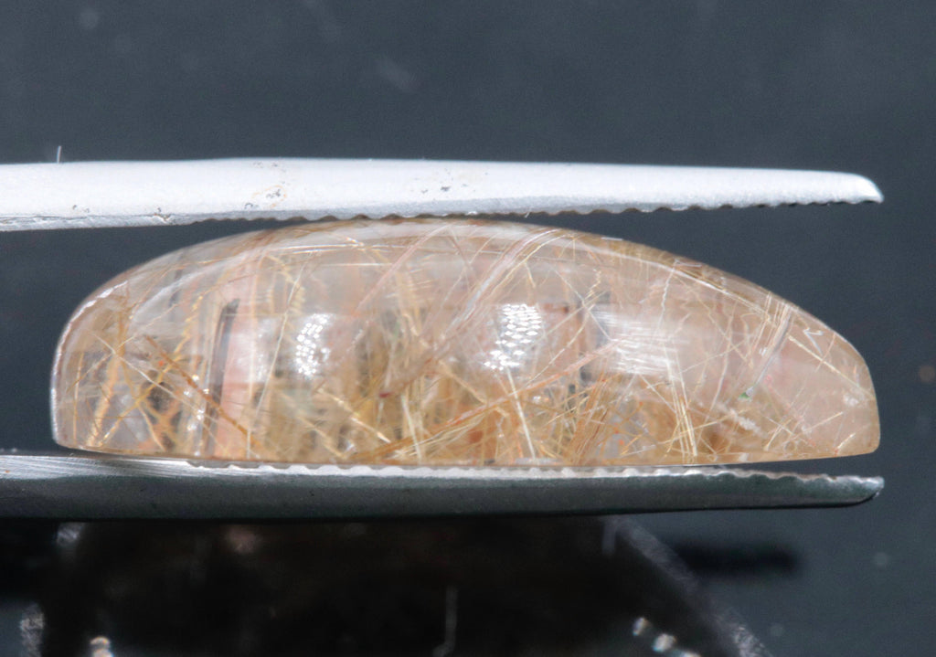 Rutile Quartz Cabs 19x16mm-Planet Gemstones
