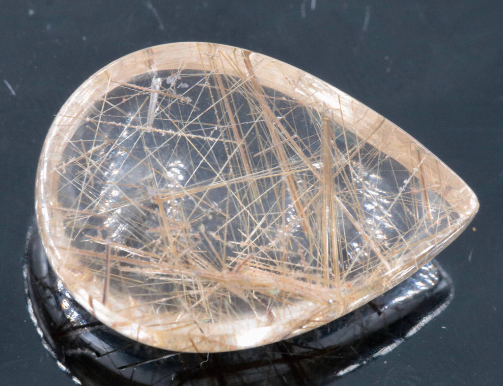 Rutile Quartz Cabs 19x16mm-Planet Gemstones
