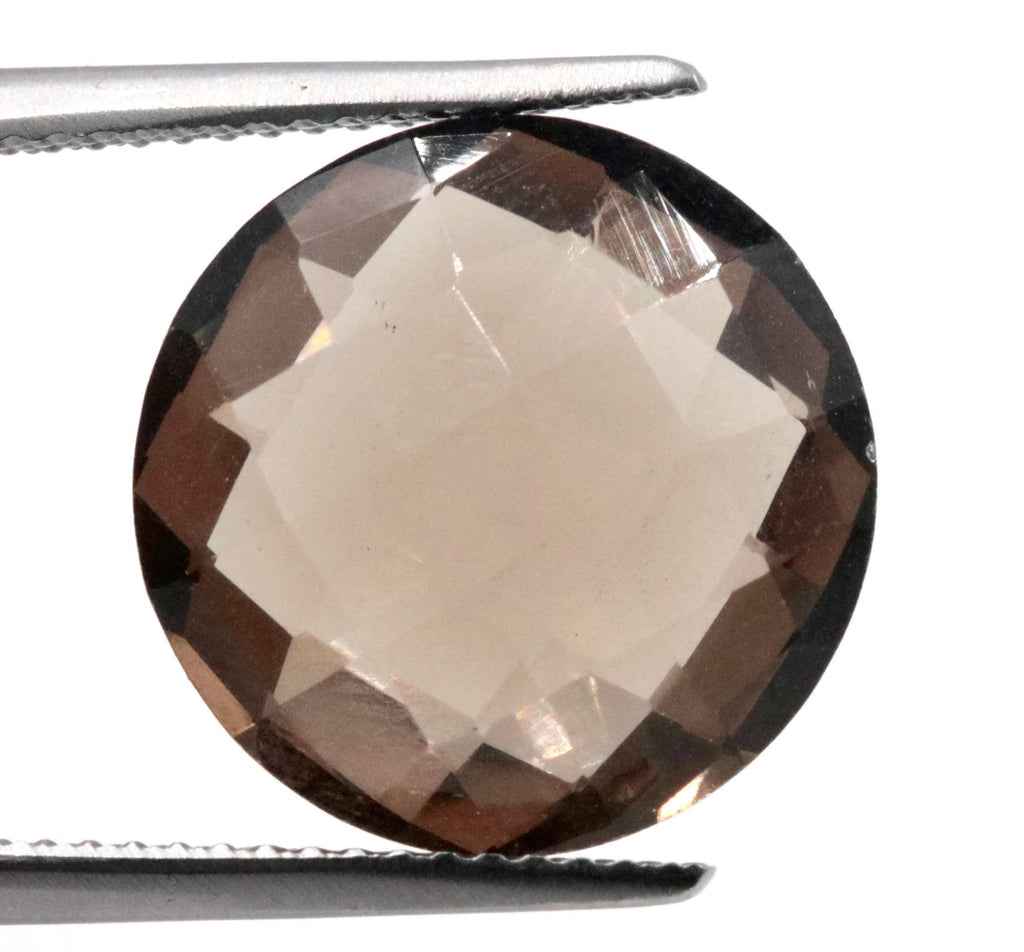 Smokey Quartz Round 14mm-Planet Gemstones