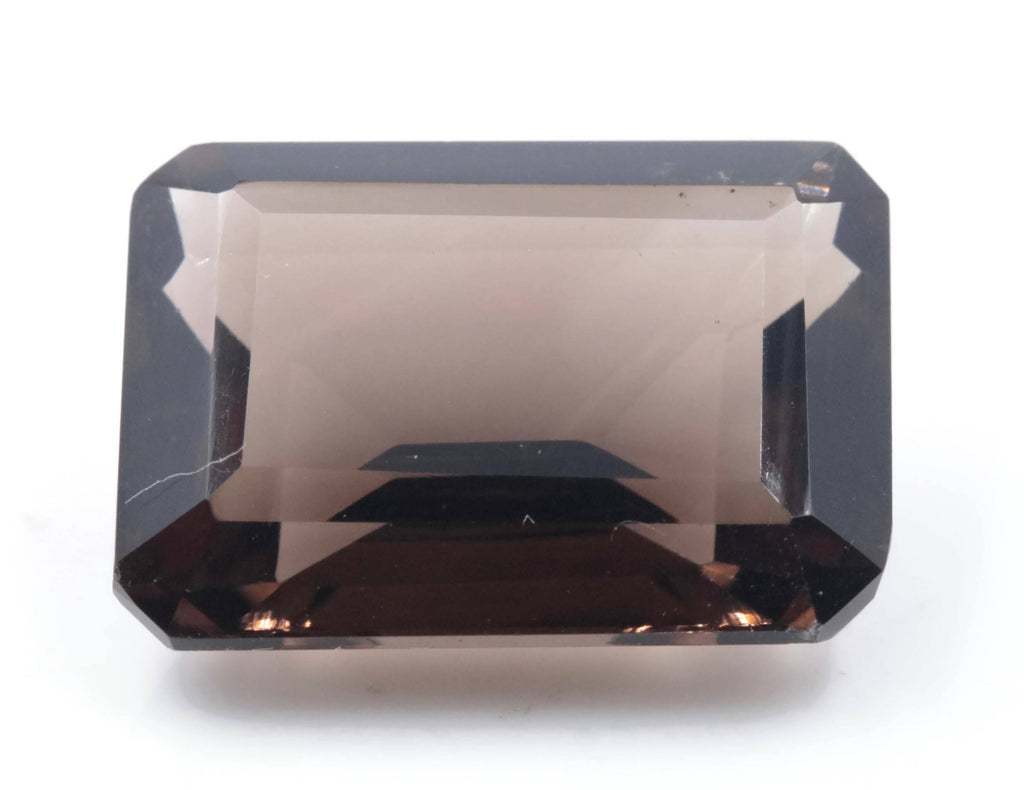 Smoky Quartz Emerald Cut 18x13mm-Planet Gemstones