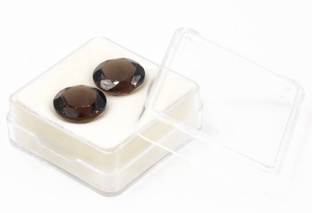 Smoky Quartz Round 13mm-Planet Gemstones