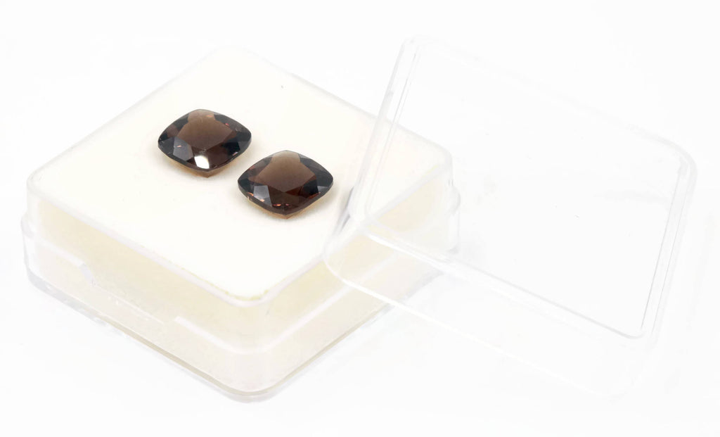 Smoky Quartz Cushion 9mm-Planet Gemstones