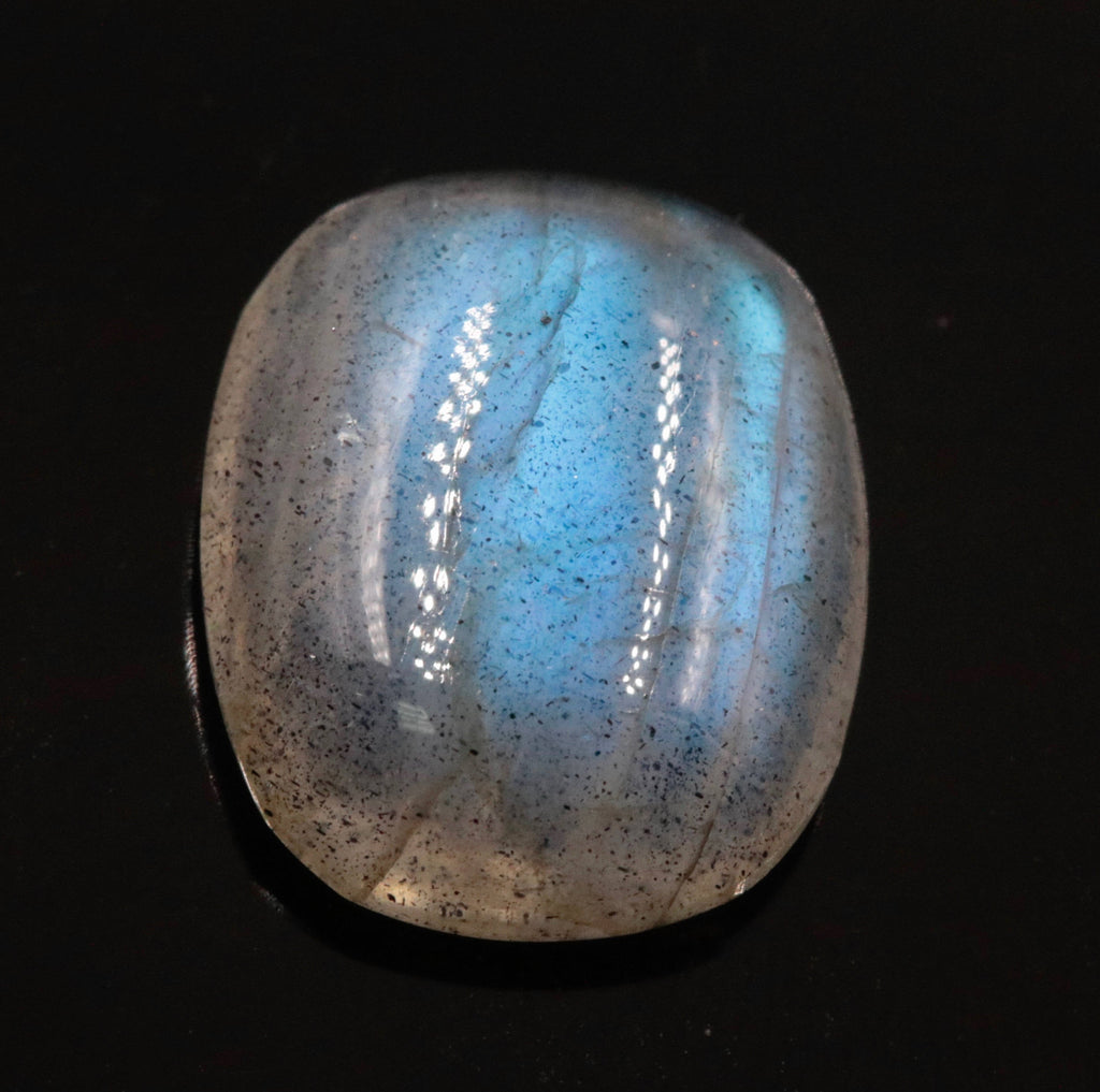 Natural Labradorite Gemstone Genuine Labradorite Blue labradorite Labradorite Cabochon Labradorite Stone DIY Jewelry 12x10mm, 3.91ct,-Planet Gemstones