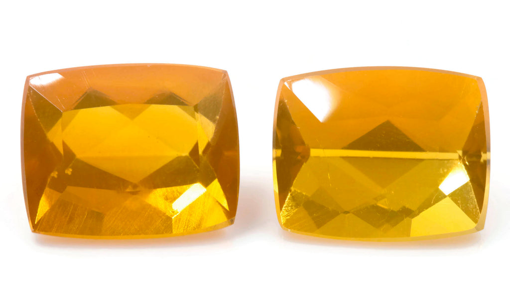 Fire Opal Cushion 10x8mm-Planet Gemstones