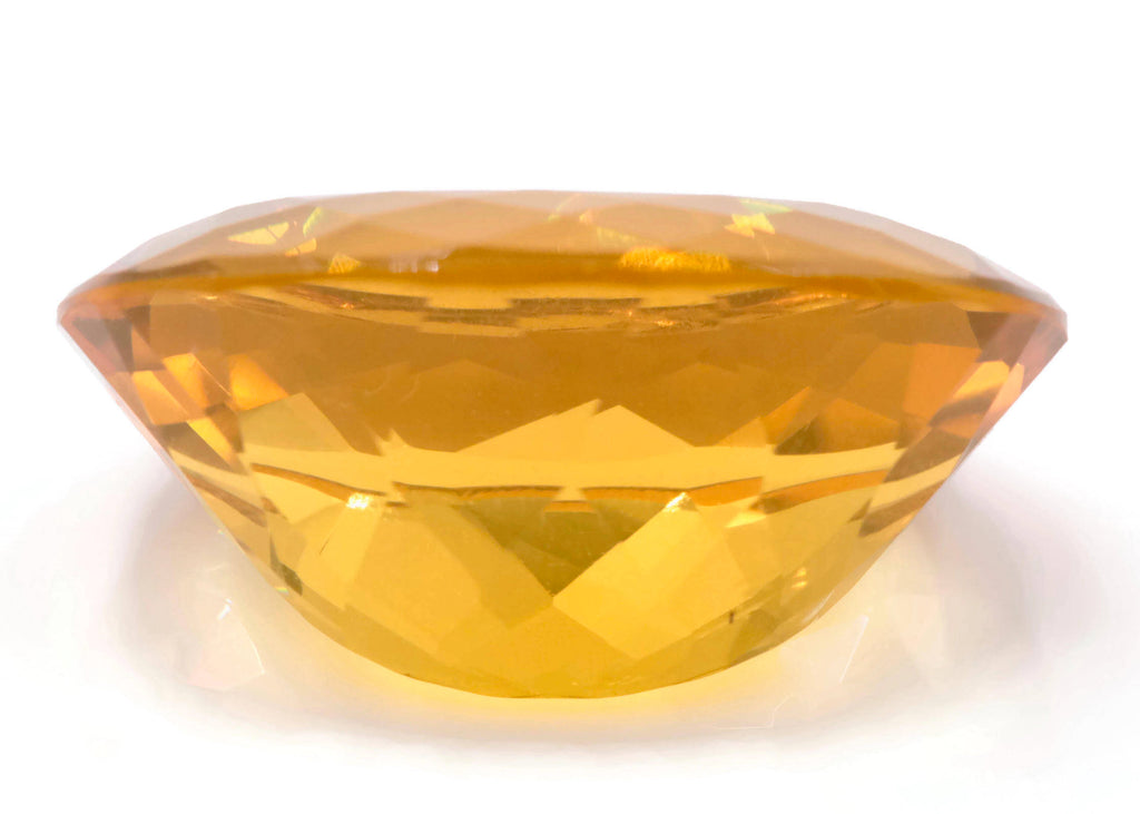 Natural Fire Opal Mexican Fire Opal October birthstone Oange Gemstone Fire Opal Gemstone Faceted Fire Opal Faceted Oval, 18x13mm, 8.64ct,-Planet Gemstones