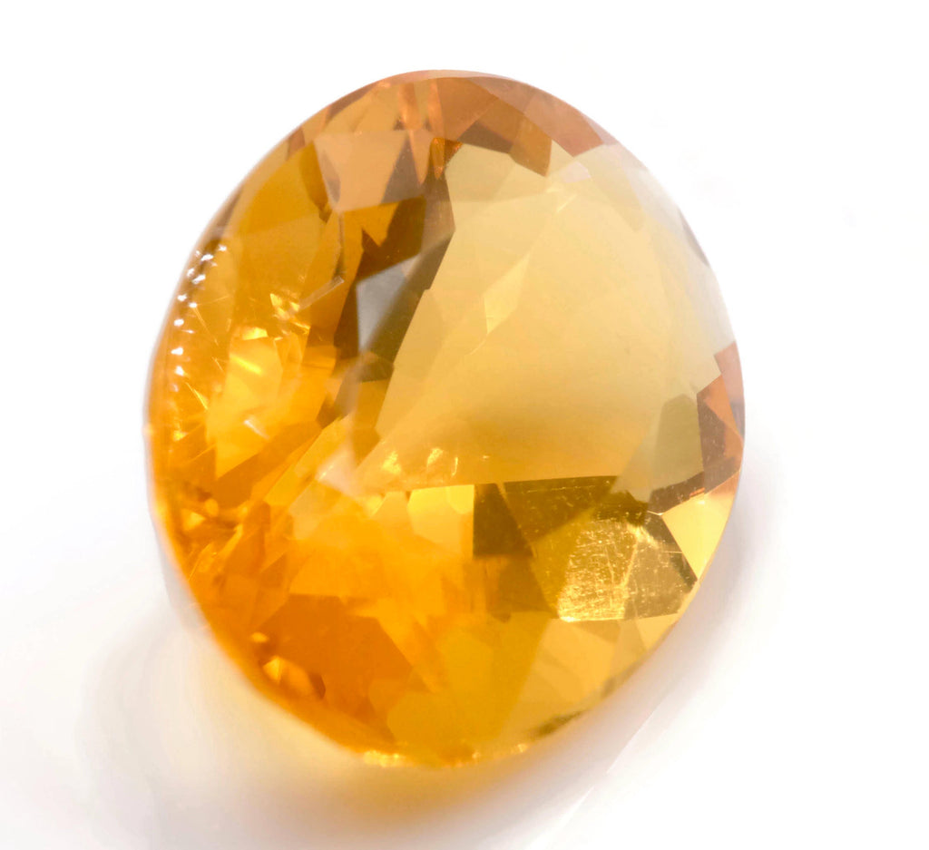 Natural Fire Opal Mexican Fire Opal October birthstone Oange Gemstone Fire Opal Gemstone Faceted Fire Opal Faceted Oval, 18x13mm, 8.64ct,-Planet Gemstones