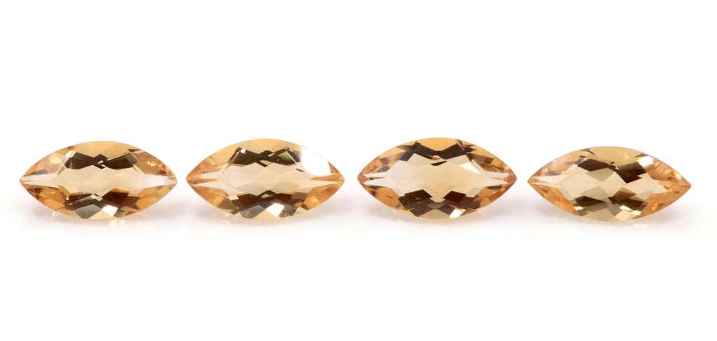 Natural Citrine Quartz Citrine Marquise shape Citrine Loose Gemstone November Birthstone DIY Jewelry Supply Golden Citrine 8x4mm 0.50ct-Planet Gemstones