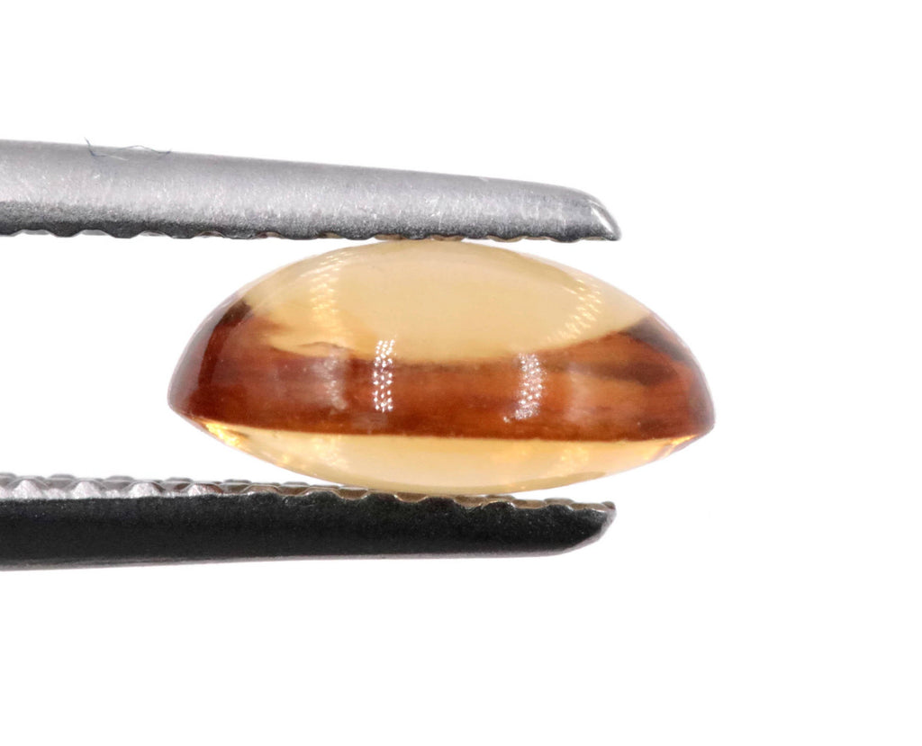 Natural Citrine Quartz Citrine Cabochon Citrine Loose Gemstone November Birthstone DIY Jewelry Supply Golden Citrine Quartz 1pc 8x6mm 1.20ct-Planet Gemstones