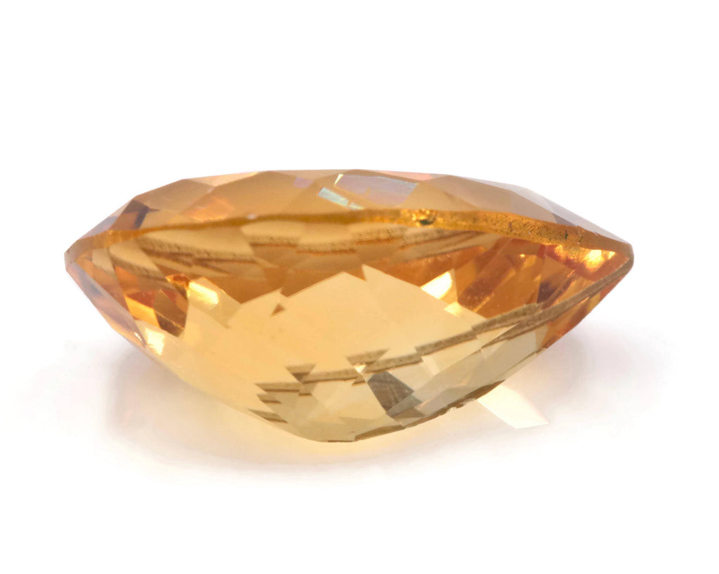 Natural Citrine Quartz Citrine shape Citrine Gemstone DIY Jewelry Supply November Birthstone Golden Citrine Quartz 18x13mm 9.60ct-Planet Gemstones