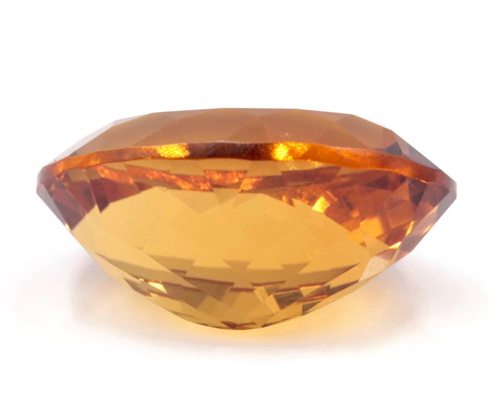 Natural Citrine Quartz Citrine DIY Jewelry Supply Supply Citrine Loose Gemstone November Birthstone Golden Citrine Quartz 18x13mm 11.78ct,-Planet Gemstones