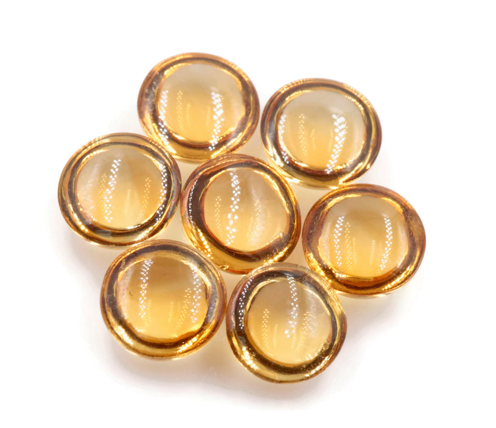 Citrine Cabochon 6mm-Planet Gemstones