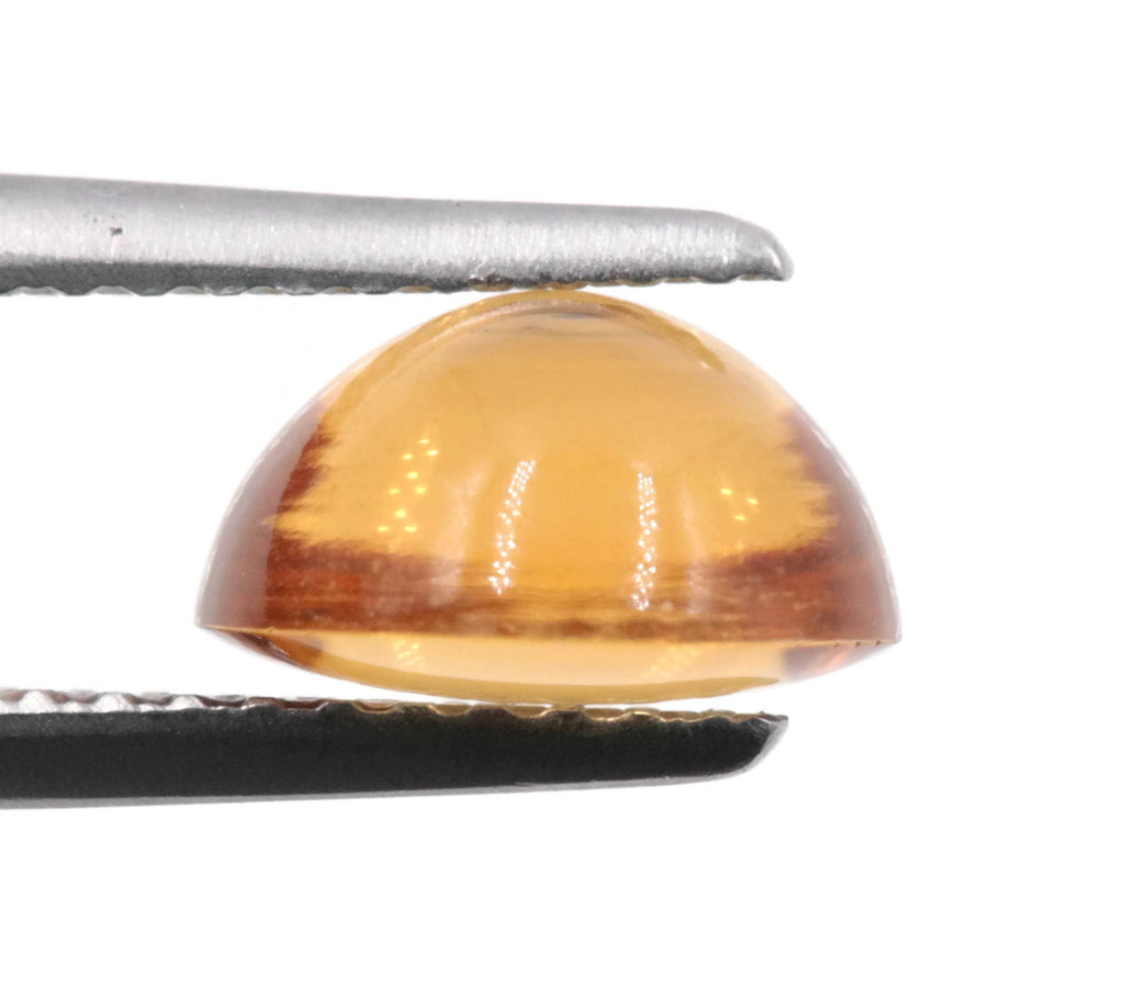 Natural Citrine Quartz Citrine Round Cabochon Citrine Gemstone November Birthstone DIY Jewelry Supply Golden Citrine Quartz 1pc 9mm, 2.80ct-Planet Gemstones