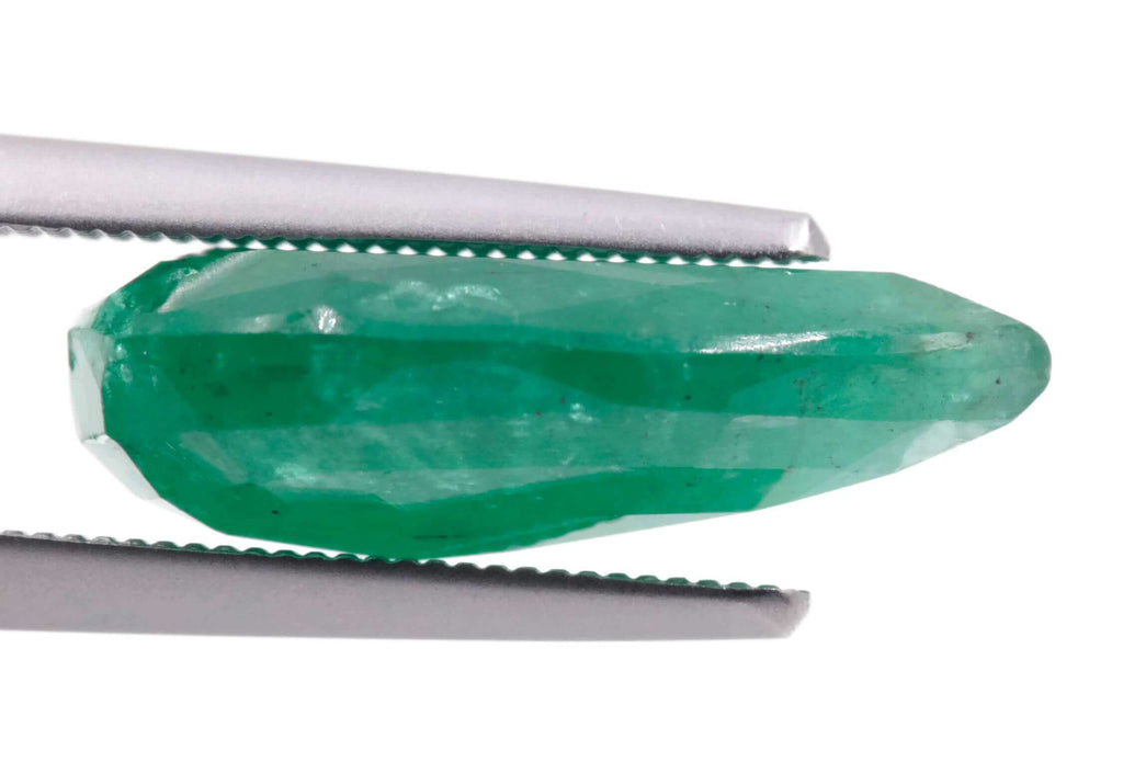 Emerald Natural Emerald May Birthstone Zambian Emerald Pear Emerald Gemstone loose gemstone 16.4x11.25mm, 6.20ct Emerald Green-Emerald-Planet Gemstones