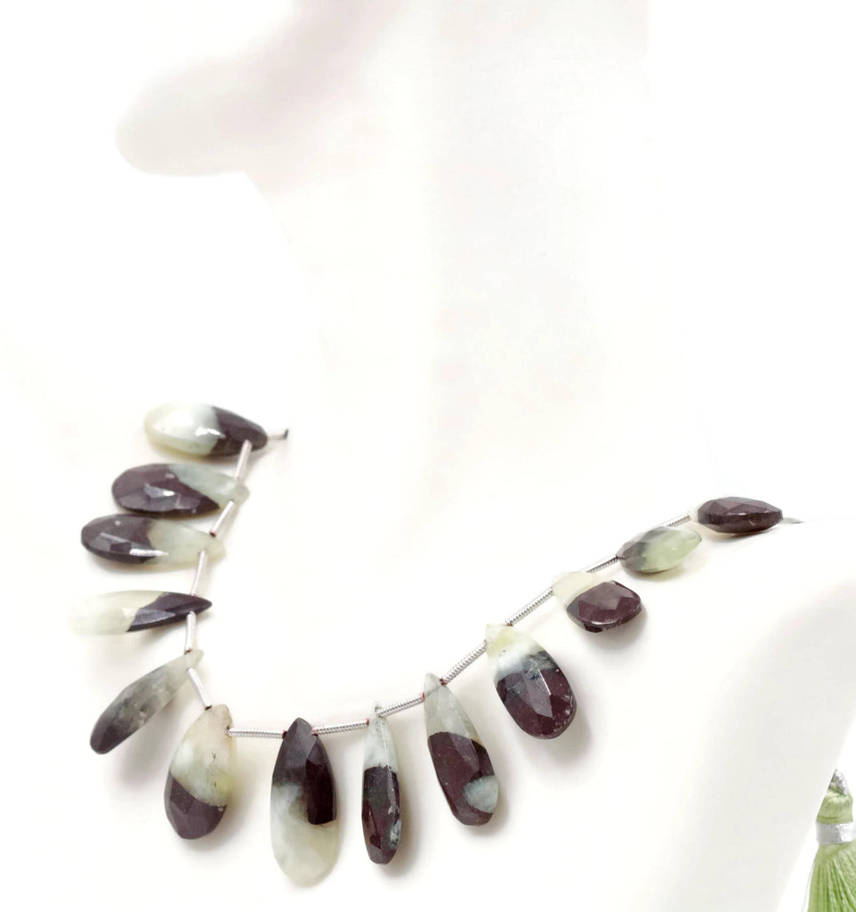 Natural Prehnite DIY Jewelry Prehnite Stone Loose Prehnite gem Genuine Prehnite Prehnite Epidot Prehnite Beads 4-8 Inch 17x9mm,20x8mm-Planet Gemstones