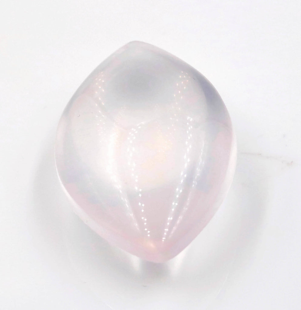 Natural Rose Quartz Gemstone Rose Quartz Stones Pink Quartz Stone ROSE QUARTZ, marquise cabochon, 24.5x36mm DIY Jewelry-Planet Gemstones