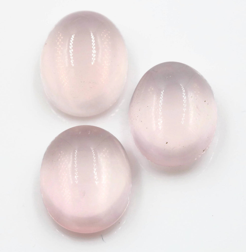 Natural Rose Quartz Gemstone Rose Quartz Stones Pink Quartz Stone ROSE QUARTZ, cabochon, 11x9mm, 4ct DIY Jewelry-Planet Gemstones