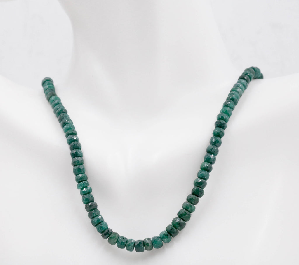 Natural Emerald Necklace Green Emerald Necklace Emerald Beads Green Gemstone beads Emerald stone beads emerald gemstone DIY Jewelry Supplies-Emerald-Planet Gemstones