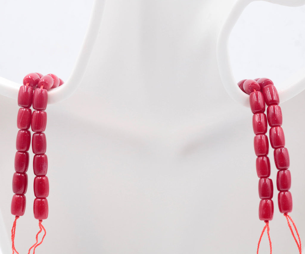 Natural Coral Beads Coral Necklace Italian Coral beads Red Coral Beads Coral Beads Red Coral Beads Coral Bead Necklace SKU:108776,108778-Planet Gemstones